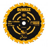 DeWalt Circular Saw Blade 184 x 16mm x 24T Corded Extreme Framing £19.99